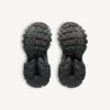 Sapatilha de corrida com piercings para homem, em preto