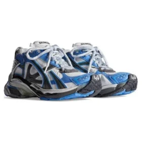 Sapatilha de corrida «Nylon azul e cinzento e tecido semelhante a camurça» 772774-W3RNY4912