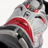 Sapatilha de corrida para homem com efeito degradê em cinzento/vermelho/preto