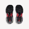 Sapatilha de corrida para homem com efeito degradê em cinzento/vermelho/preto