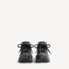 Sapatilha de corrida para homem em malha com efeito gradiente em preto/azul/cinzento