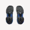 Sapatilha de corrida para homem em malha com efeito gradiente em preto/azul/cinzento