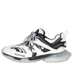 Sapatilha de corrida «Sola transparente – Branco Preto» 647741W3BZ29010