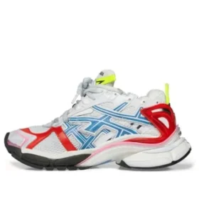 Sapatilha de corrida «Worn Out Branco Azul Vermelho Malha e Nylon» 677402W3RB69645
