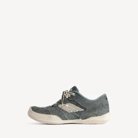 Sapatilha de denim «Hamptons» para mulher em azul/branco sujo