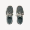 Sapatilha de denim «Hamptons» para mulher em azul/branco sujo