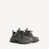 Sapatilha de lona Triple S para homem em preto Sapatilha de lona Triple S para homem em preto