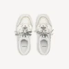 Sapatilha de plataforma «Hamptons» para mulher em branco