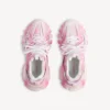 Sapatilha de track de mulher com logótipo em estêncil, em rosa/branco Sapatilha de track de mulher com logótipo em estêncil, em rosa/branco