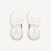 Sapatilha de track de mulher com logótipo em estêncil, em rosa/branco Sapatilha de track de mulher com logótipo em estêncil, em rosa/branco