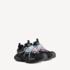 Sapatilha de treino com atacadores para mulher em preto/rosa/azul/bege