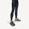 Sapatilha feminina 3XL em preto/prateado