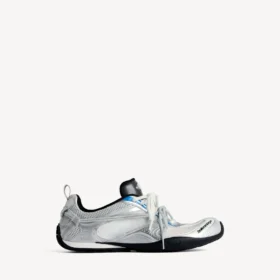 Sapatilha feminina «Radar Gradient Lines» em branco/cinzento/prateado/preto/azul