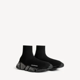Ténis Speed 2.0 para homem, com sola totalmente transparente e malha reciclada, em preto