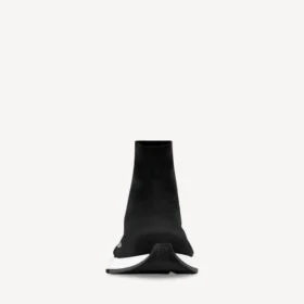 Sapatilha feminina Speed 2.0 em malha reciclada com sola bicolor em preto/branco