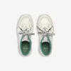 Sapatilha «Hamptons» para homem, com efeito de desgaste médio, em bege/verde