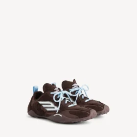 Sapatilha Monday Ultra para homem em castanho/branco/azul claro/bege