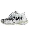 Sapatilha Runner Graffiti «Malha e Nylon Preto e Branco» 677403W3RBQ9010