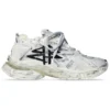 Sapatilha Runner Graffiti «Malha e Nylon Preto e Branco» 677403W3RBQ9010