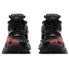 Sapatilha Runner Graffiti «Malha e Nylon Preto e Vermelho» 677403W3RBQ1060
