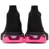 Sapatilha Speed 1.0 «Sola Transparente Preto Rosa Fluo» 607543W2DBW1051