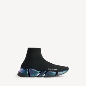 Sapatilha Speed 2.0 iridescente para mulher, em preto