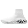 Sapatilha Speed 2.0 «Malha Branca com Graffiti Preto» 617239W2DD42091