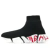Sapatilha Speed 2.0 «Malha preta com graffiti vermelho» 617239W2DD41096