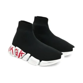 Sapatilha Speed 2.0 «Malha preta com graffiti vermelho» 617239W2DD41096