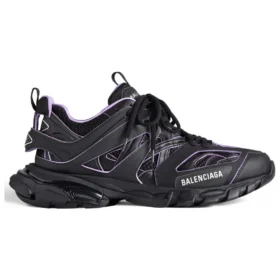 Sapatilha Track Sock «Meia preta e roxo claro e nylon» 736328W3SKC1058