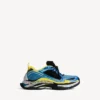 Sapatilha Triple S.2 para homem em azul/branco/amarelo