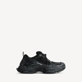 Sapatilha Triple S.2 para mulher em preto/cinzento escuro