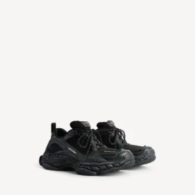 Sapatilha Triple S.2 para mulher em preto/cinzento escuro