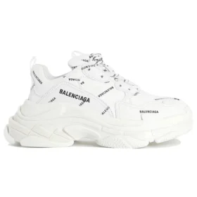 Sapatilha Triple S «All Over Logo – Branco» 524039W2FA19010
