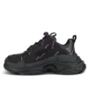 Sapatilha Triple S «All Over Logo – Preto e Rosa» 524039W2FA11050