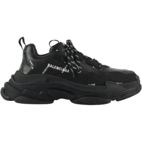 Sapatilha Triple S «Allover Logo – Black» 536737W2FA11090