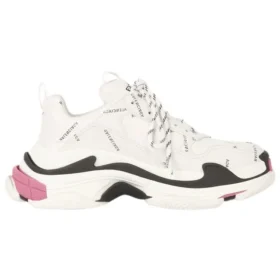 Sapatilha Triple S «Allover Logo Branco Rosa» 524039W2FA49155