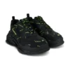 Sapatilha Triple S «Allover Logo – Preto e Amarelo Fluorescente» 536737W2FA11070