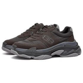 Sapatilha Triple S «Castanho-escuro/Cinza» 710157W3CU41819