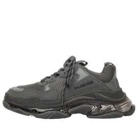 Sapatilha Triple S «Clear Sole – Cinza Escuro» 541624W2GA11801