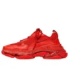 Sapatilha Triple S com sola transparente «Red» 541624W2CE16500
