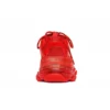 Sapatilha Triple S com sola transparente «Red» 541624W2CE16500