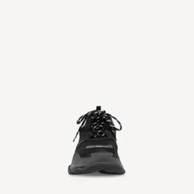 Sapatilha Triple S de sola transparente para homem, em preto