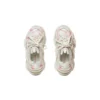 Sapatilha Triple S Logotype «Branco e Rosa – Material Técnico» 654251W2FAB9050