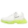 Sapatilha Triple S «Sola Transparente – Branco Amarelo Fluo» 541624W2FR19073