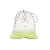 Sapatilha Triple S «Sola Transparente – Branco Amarelo Fluo» 541624W2FR19073