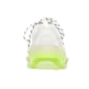 Sapatilha Triple S «Sola Transparente – Branco Amarelo Fluo» 541624W2FR19073