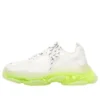 Sapatilha Triple S «Sola Transparente – Branco e Amarelo Fluo» 544351W2FR19073