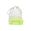Sapatilha Triple S «Sola Transparente – Branco e Amarelo Fluo» 544351W2FR19073