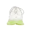 Sapatilha Triple S «Sola Transparente – Branco e Amarelo Fluo» 544351W2FR19073